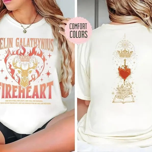 Throne Glass Fan Aelin Galathynius Fireheart - Adult & Kids T-Shirts, Sweatshirts & Hoodies apparel design preview 1
