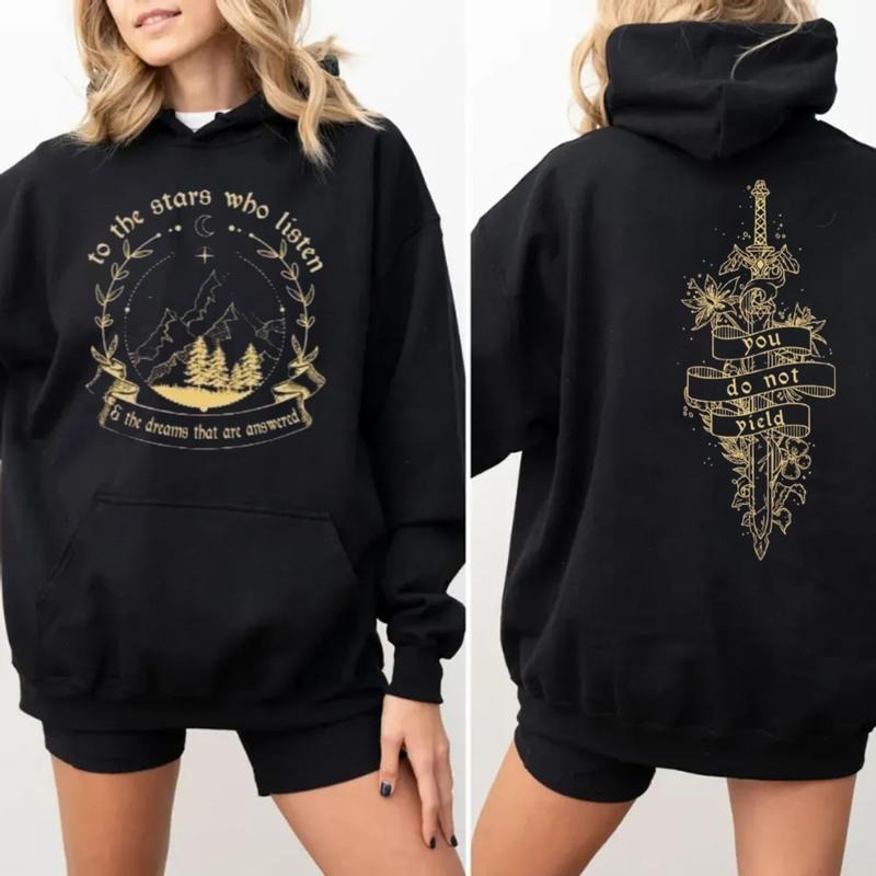 Thrones Glass You Do Not Yield Bookish Stars Who - Adult & Kids T-Shirts, Sweatshirts & Hoodies apparel design preview 1