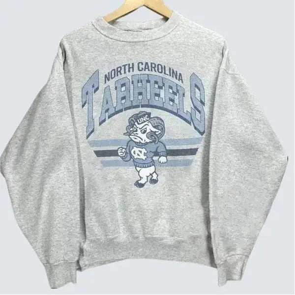 Throwback University North Carolina Tar Heels NC Fans - Adult & Kids T-Shirts, Sweatshirts & Hoodies apparel design preview 1
