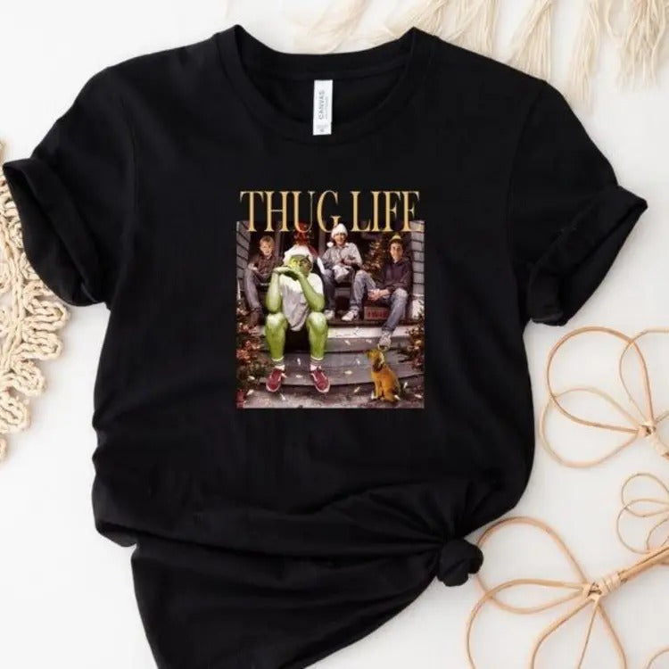 Thug Life Movie Friends Casual Collar - Adult & Kids T-Shirts, Sweatshirts & Hoodies apparel design preview 1