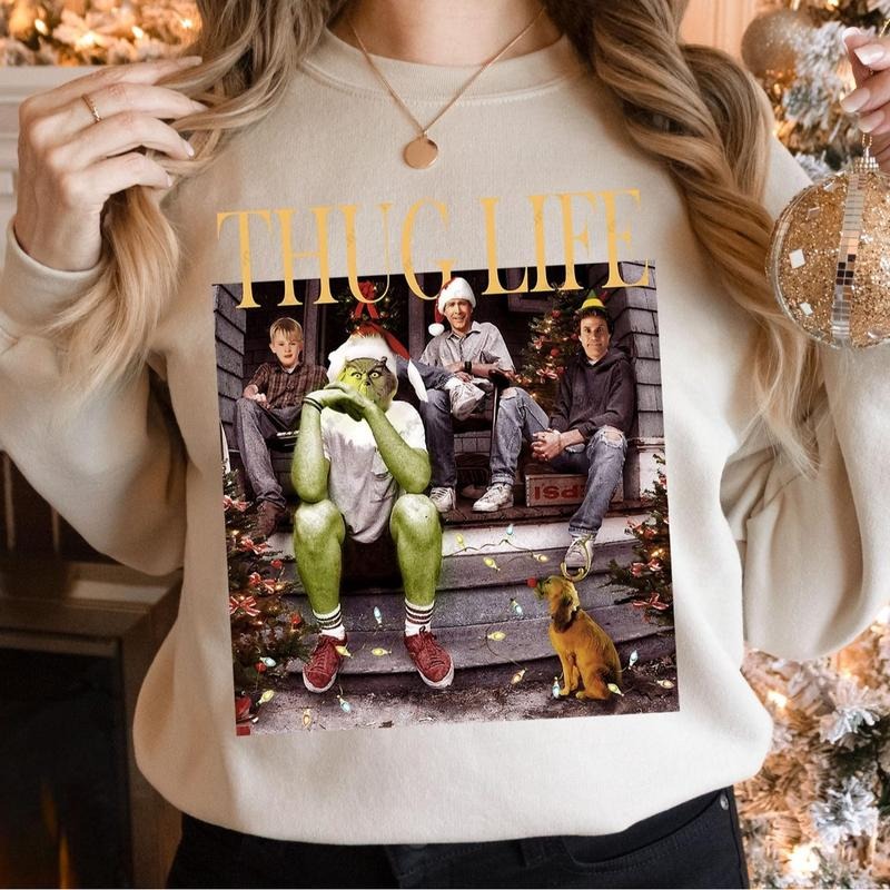 Thug Life Movie Friends Comfort Cotton - Adult & Kids T-Shirts, Sweatshirts & Hoodies apparel design preview 1