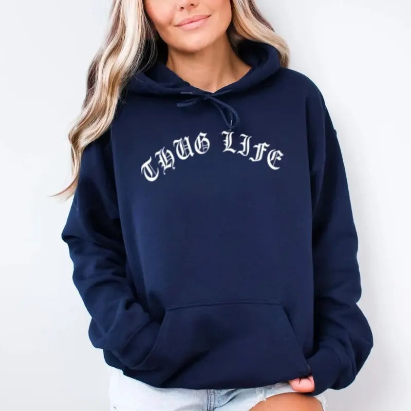 Thug Life Casual Street Fleece Fabric Perfect - Adult & Kids T-Shirts, Sweatshirts & Hoodies apparel design preview 1