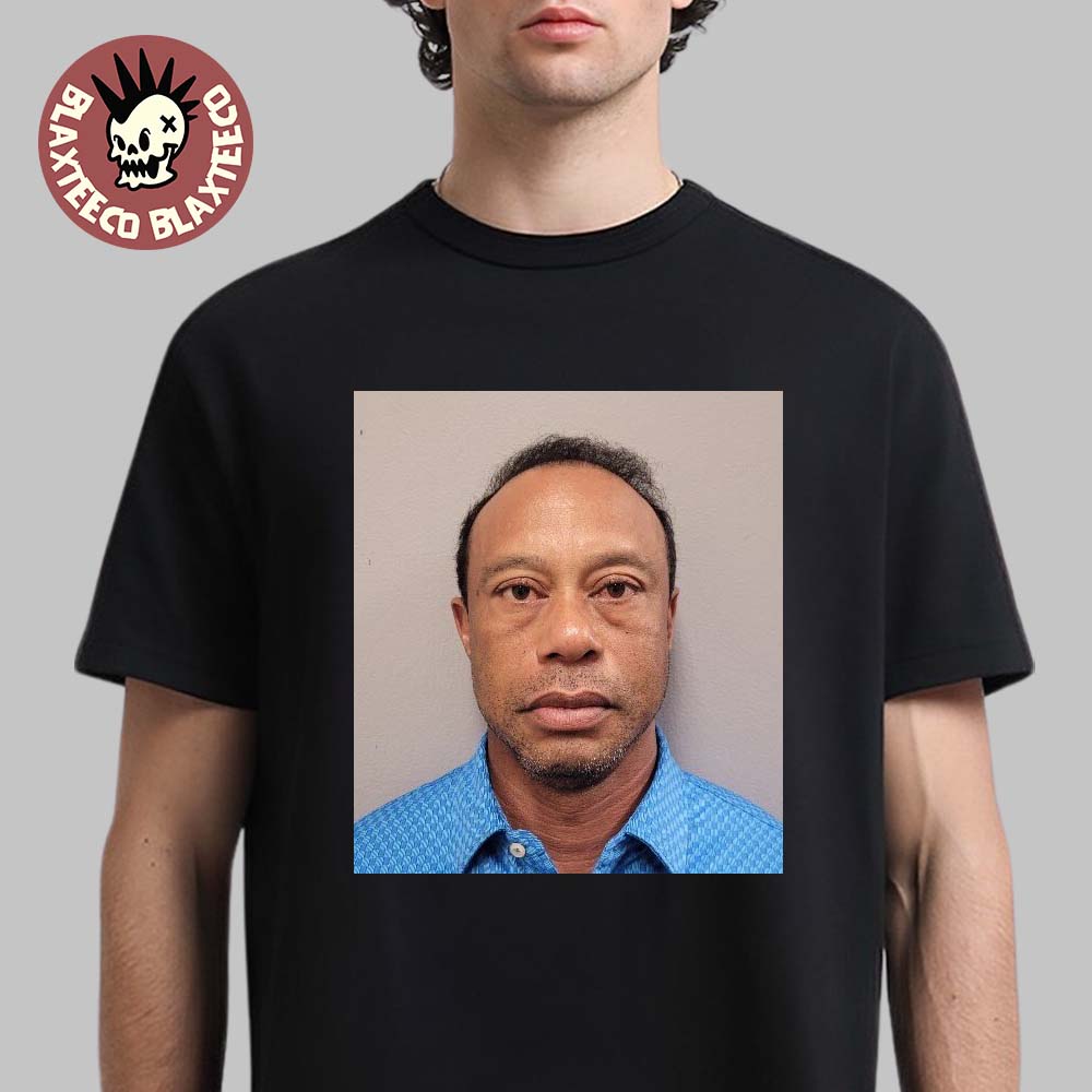 Tiger Woods DUI Mugshot - Adult & Kids T-Shirts, Sweatshirts & Hoodies apparel design preview 1