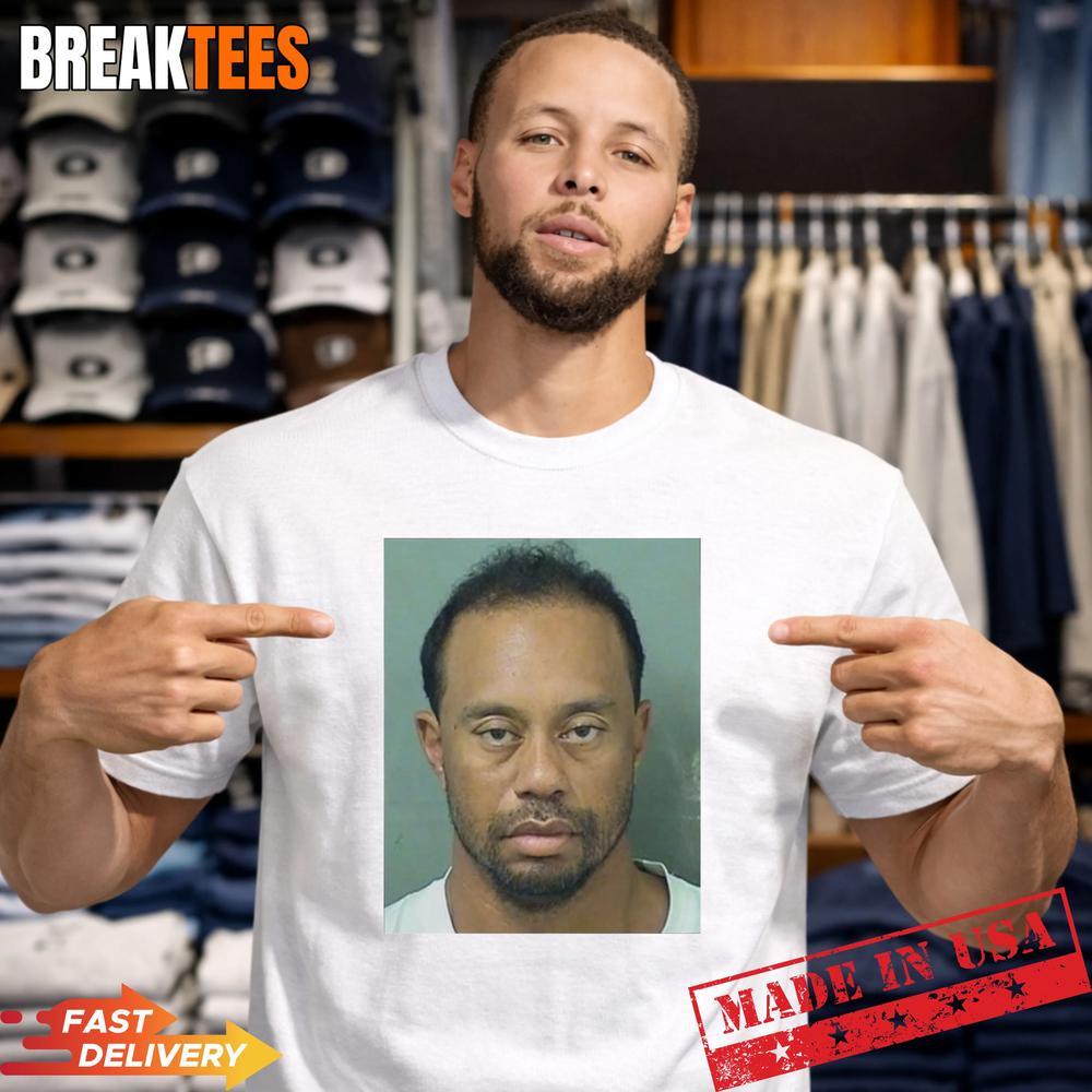 Tiger Woods Dui Mug Shot Masters Golf Fan - Adult & Kids T-Shirts, Sweatshirts & Hoodies apparel design preview 1