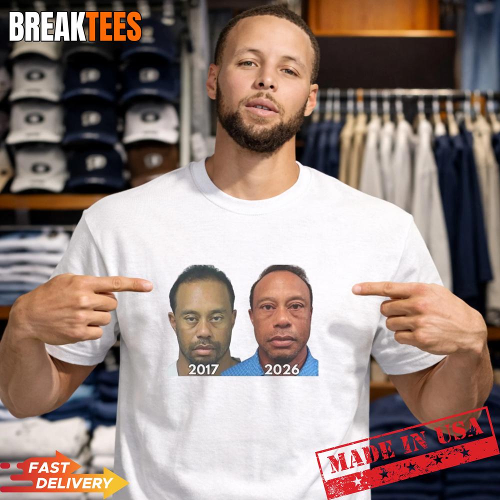 Tiger Woods Mugshot 2017 2026 - Adult & Kids T-Shirts, Sweatshirts & Hoodies apparel design preview 1