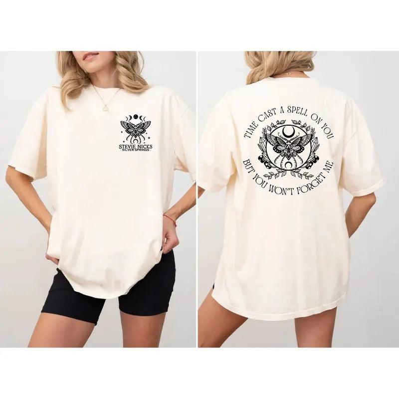 Time Cast Spell You 2 Side Stevie Nicks Sliver - Adult & Kids T-Shirts, Sweatshirts & Hoodies apparel design preview 1
