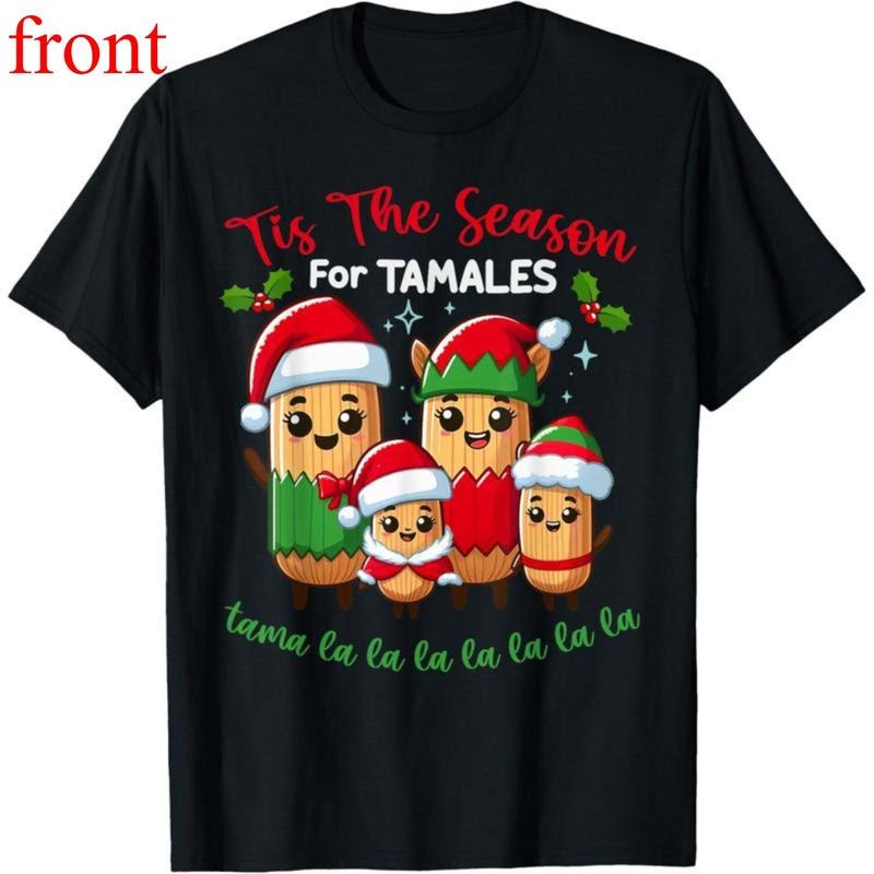 Tis Season Tamales Mexican 02 - Adult & Kids T-Shirts, Sweatshirts & Hoodies apparel design preview 1