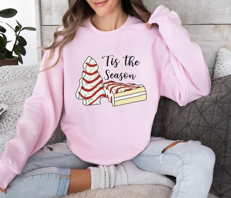 Tis Season Tree Little Debbie Cake - Adult & Kids T-Shirts, Sweatshirts & Hoodies apparel design preview 1