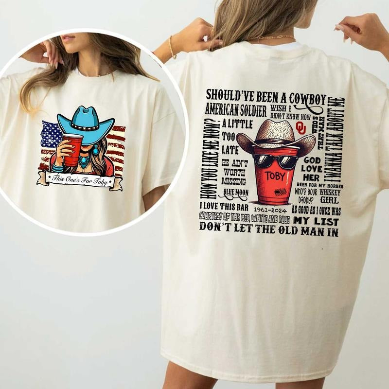 Toby Keith Memorial This One'S Creative Country Music - Adult & Kids T-Shirts, Sweatshirts & Hoodies apparel design preview 1