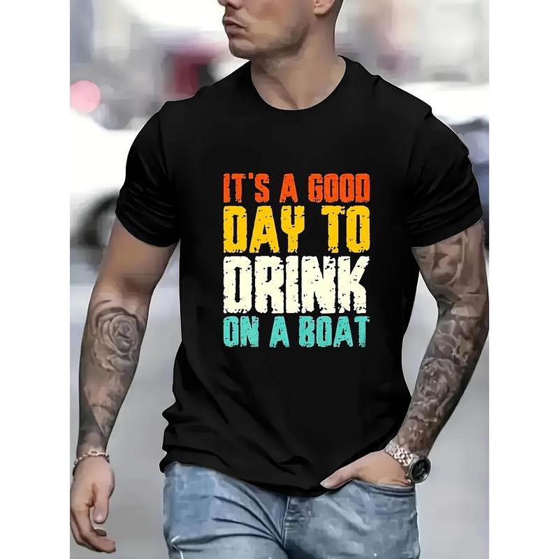Today Is Great Day Drink Boat "Printed Cotton Casual - Adult & Kids T-Shirts, Sweatshirts & Hoodies apparel design preview 1
