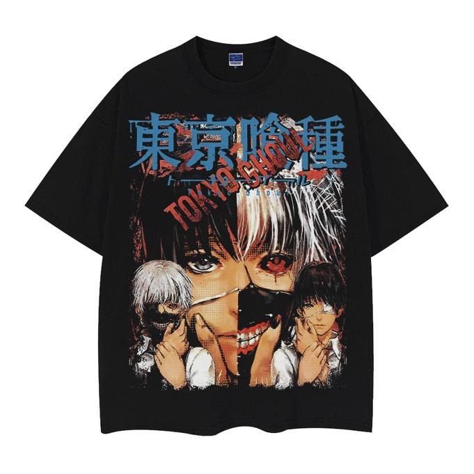 Tokyo Ghoul "Ken Kaneki" Heavyweight Vintage 100% - Adult & Kids T-Shirts, Sweatshirts & Hoodies apparel design preview 1
