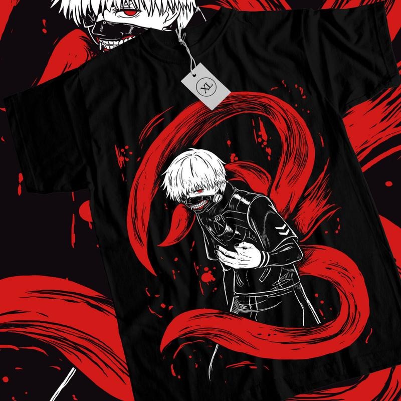 Tokyo Ghoul Anime Ken Kaneki Horror Kagune Manga - Adult & Kids T-Shirts, Sweatshirts & Hoodies apparel design preview 1