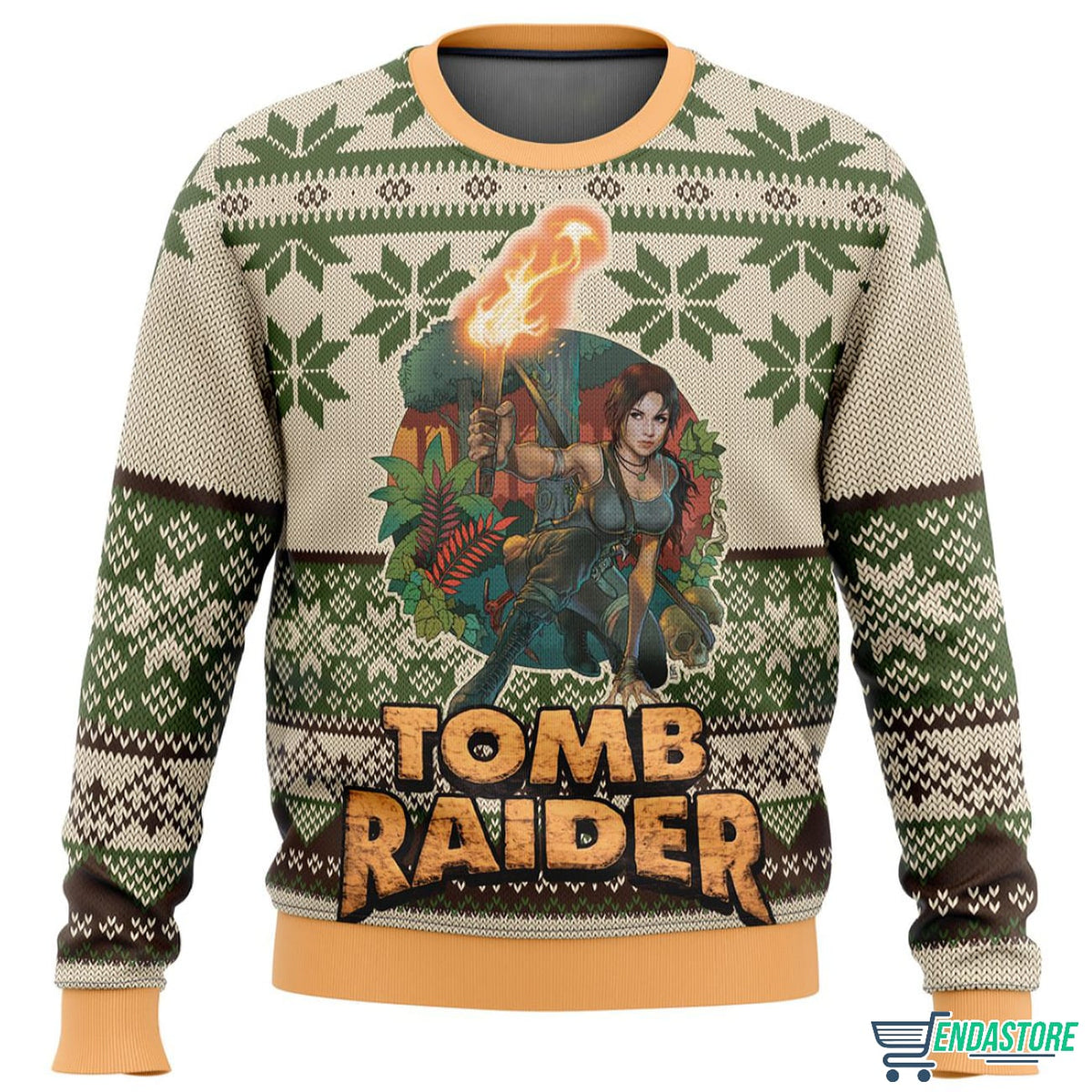Tomb Raider Alt 3D Ugly Christmas Sweater - Holiday Gift product image