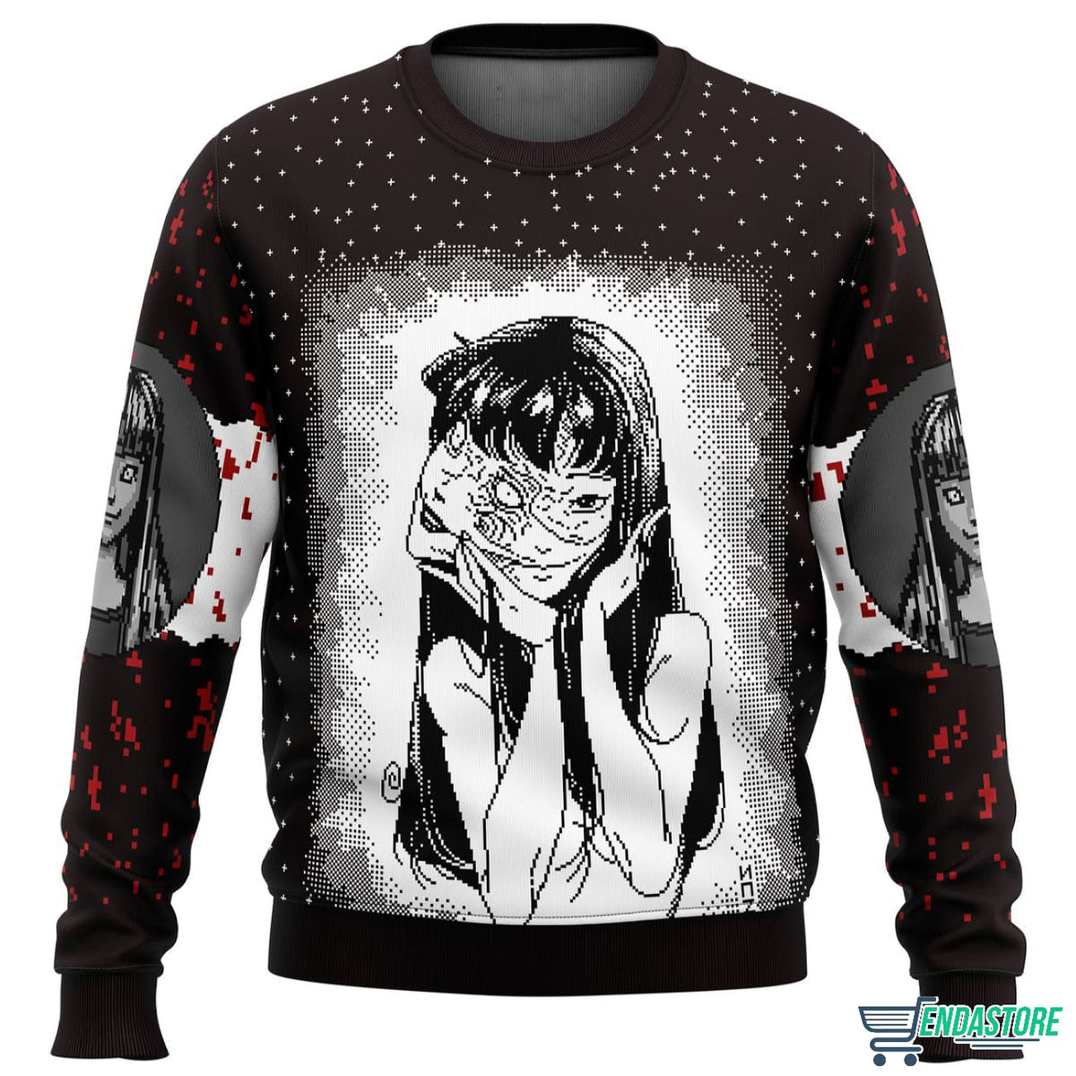 Tomie Junji Ito 3D Ugly Christmas Sweater - Holiday Gift product image