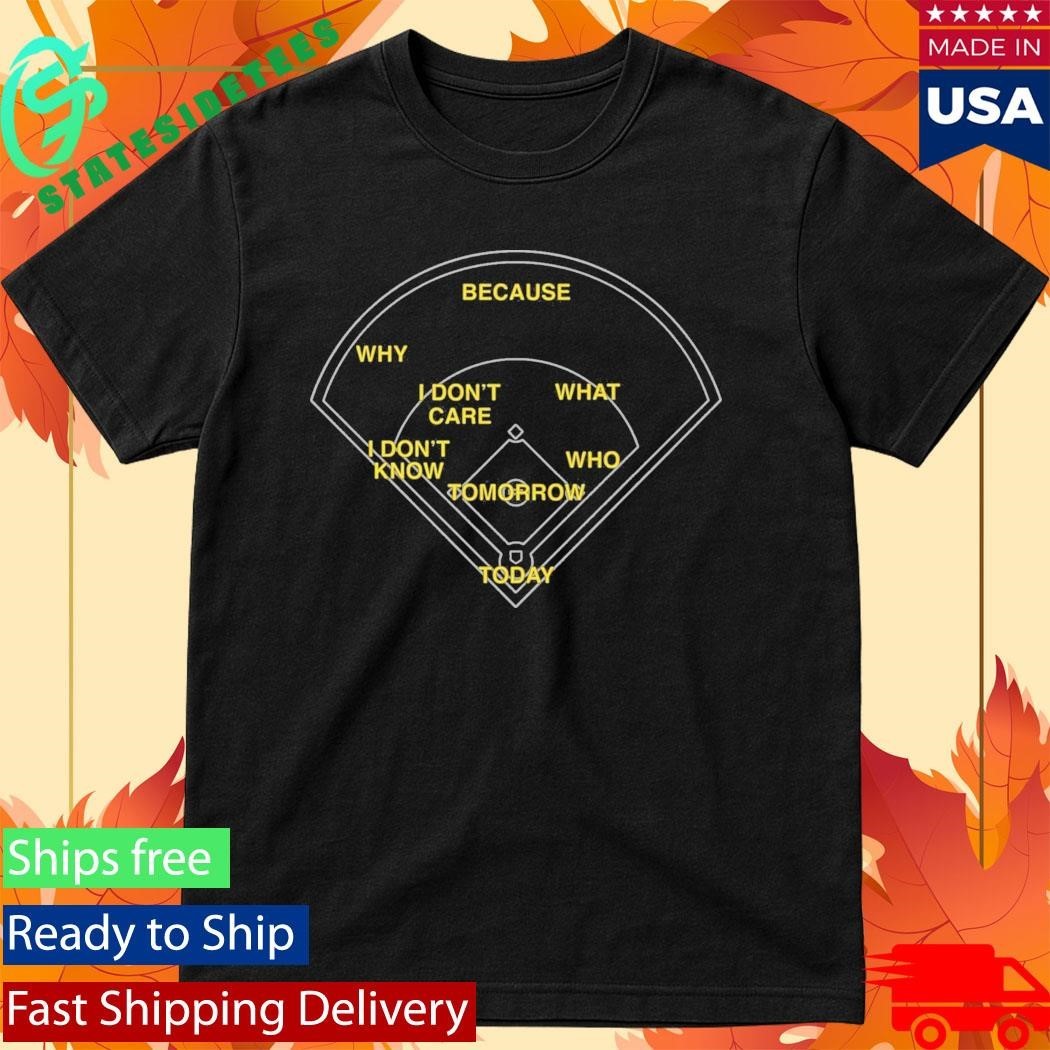 Tomorrow Who's On First - Adult & Kids T-Shirts, Sweatshirts & Hoodies apparel design preview 1