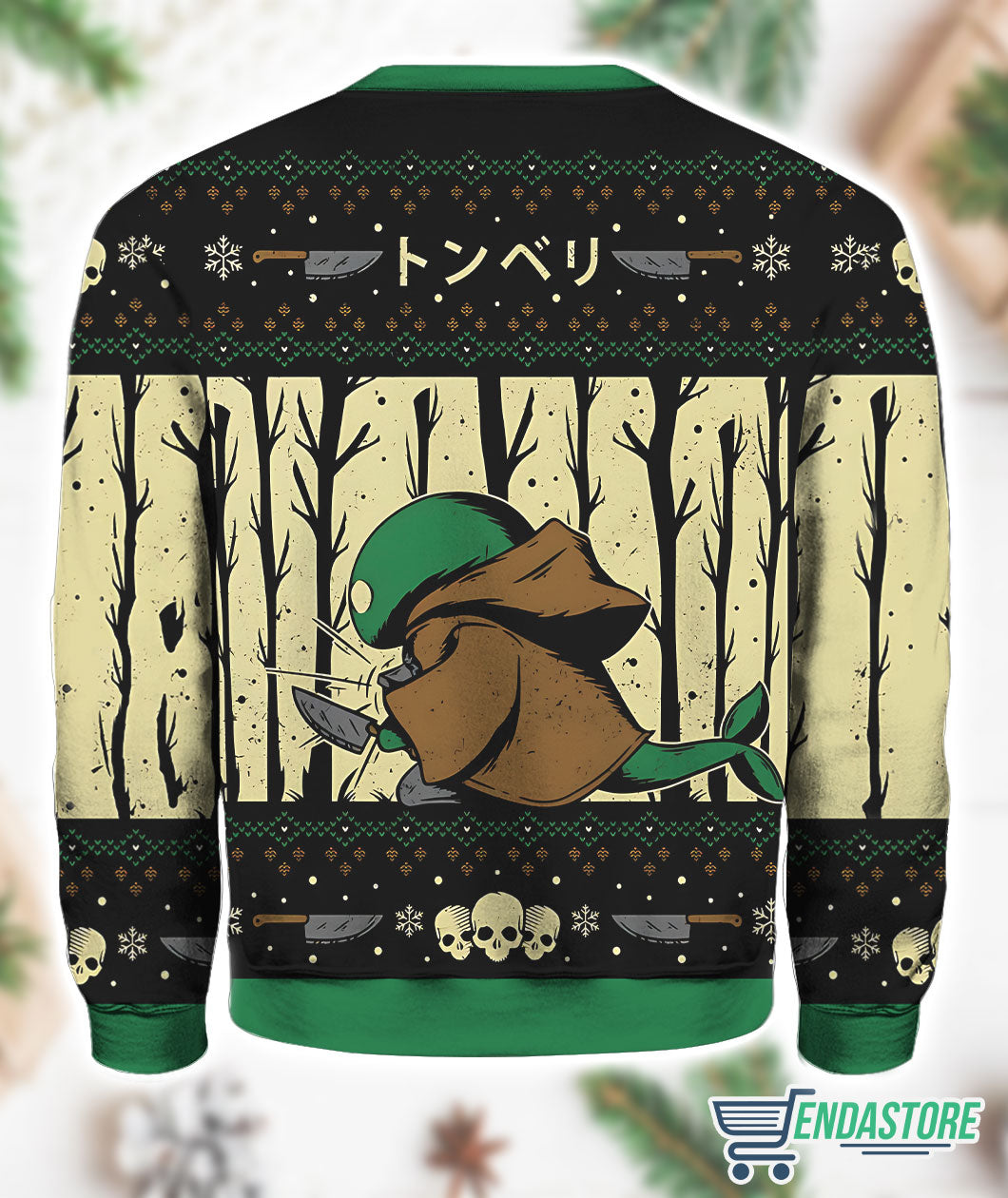 Tonberry Chefs Knife Final Fantasy 3D Ugly Christmas Sweater - Gift Idea product image 3