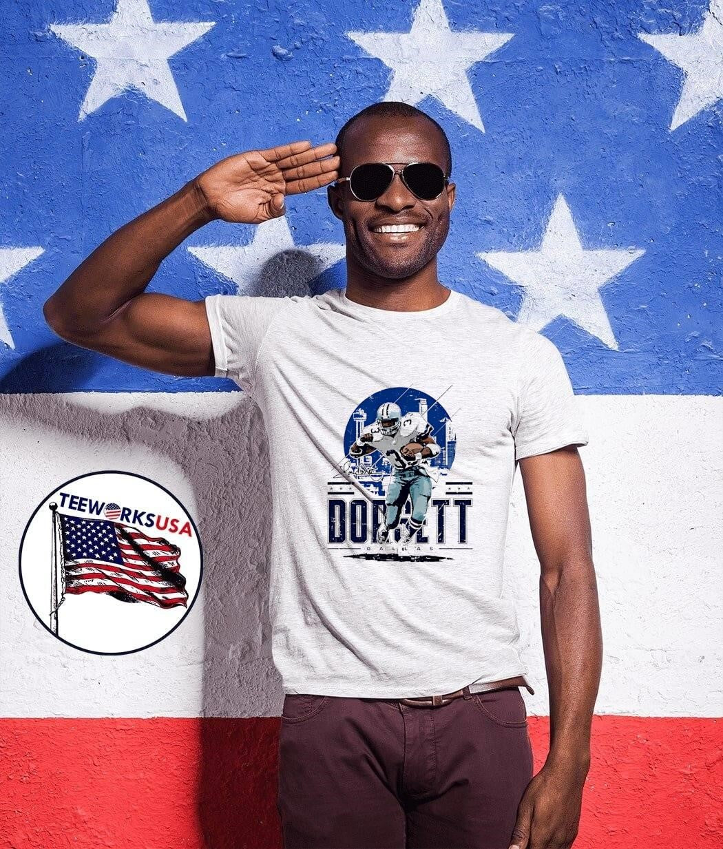 Tony Dorsett Signature Running Back Dallas Cowboys - Adult & Kids T-Shirts, Sweatshirts & Hoodies apparel design preview 1