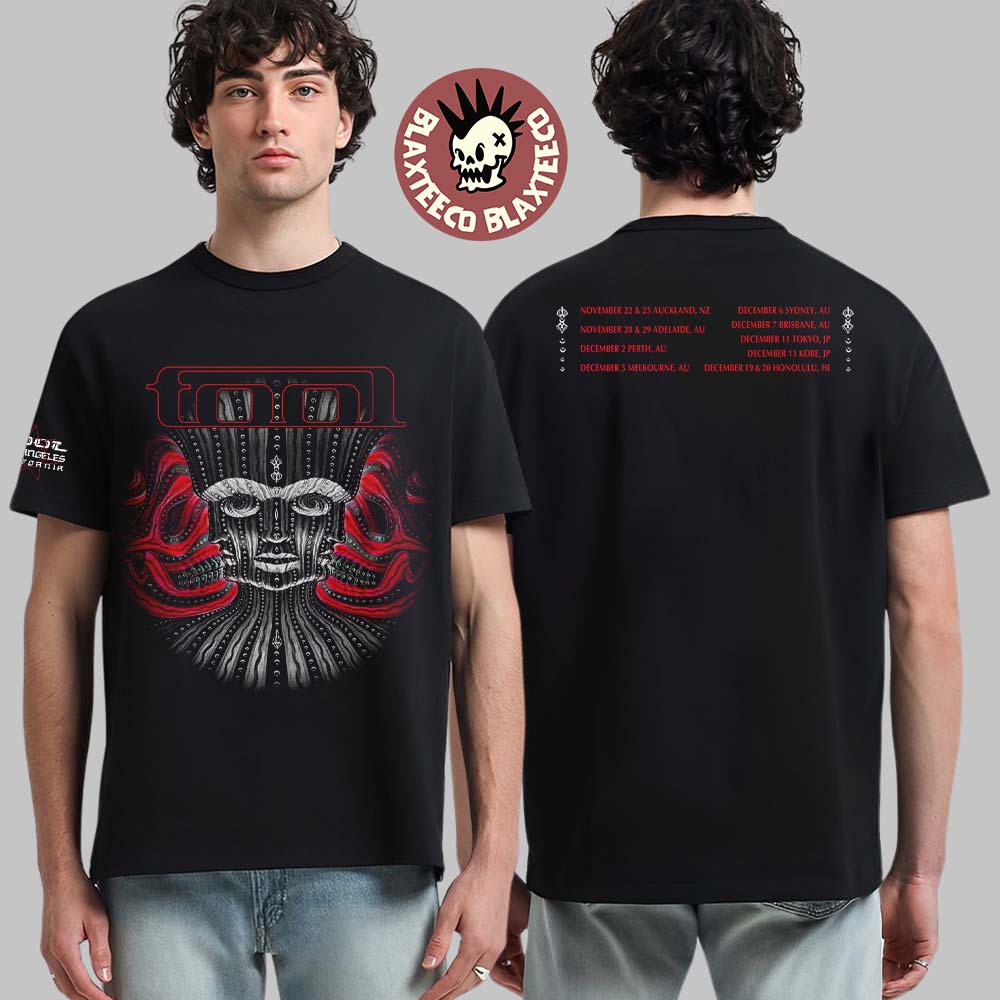 Tool 2025 Pacific Rim Tour Two Sided - Adult & Kids T-Shirts, Sweatshirts & Hoodies apparel design preview 1