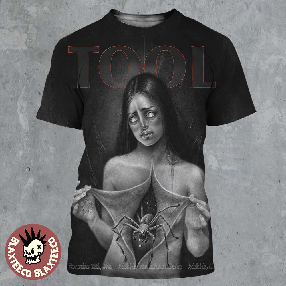 Tool Adelaide Australia 2025 Event Poster At - Adult & Kids T-Shirts, Sweatshirts & Hoodies apparel design preview 1