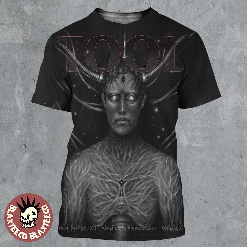 Tool Adelaide Australia 2025 Night 2 Event Poster At - Adult & Kids T-Shirts, Sweatshirts & Hoodies apparel design preview 1