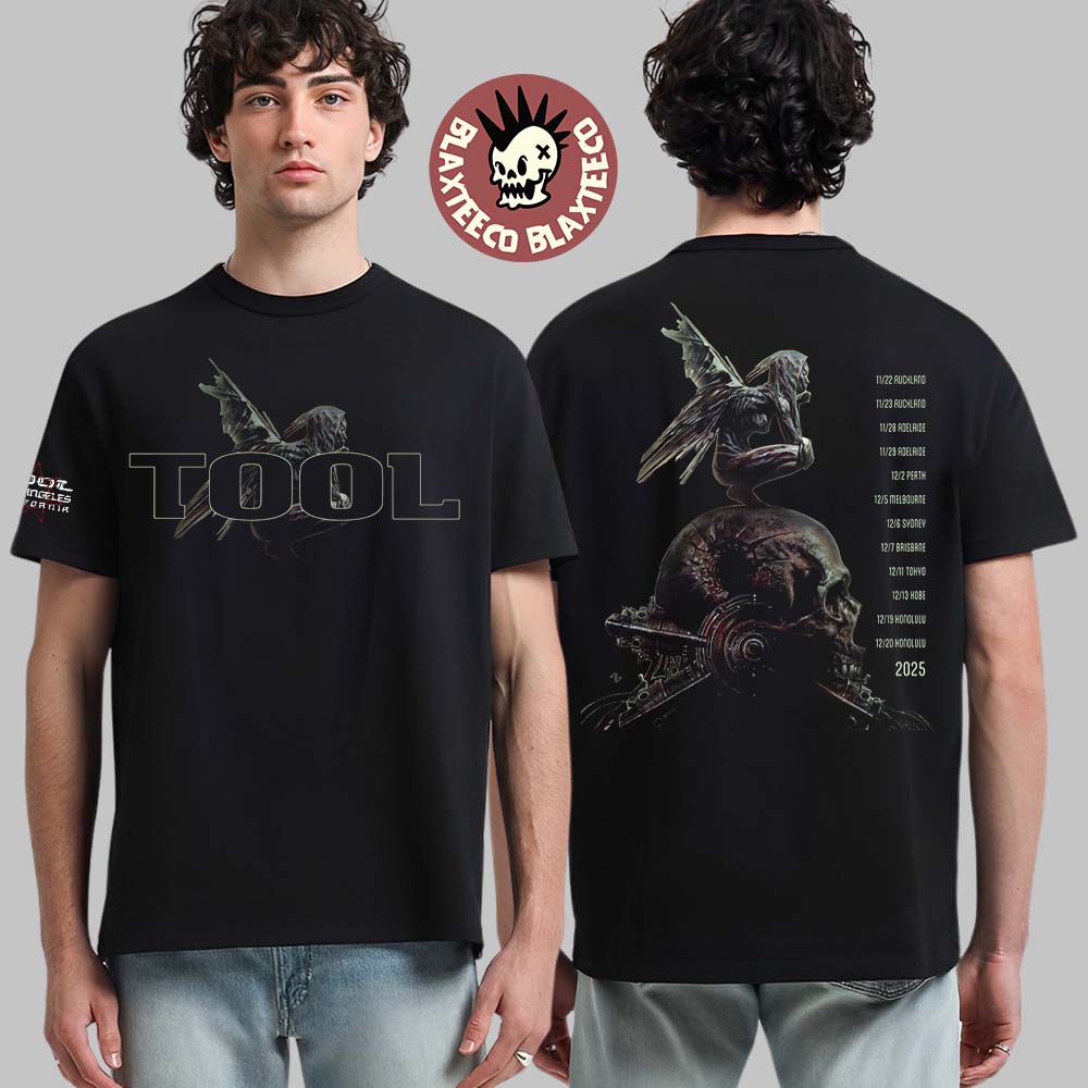 Tool Adi 2025 Pacific Rim Tour With Dates Back - Adult & Kids T-Shirts, Sweatshirts & Hoodies apparel design preview 1