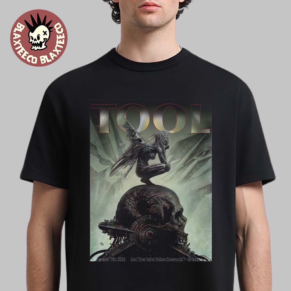 Tool Brisbane Australia 2025 Event Poster At Good - Adult & Kids T-Shirts, Sweatshirts & Hoodies apparel design preview 1