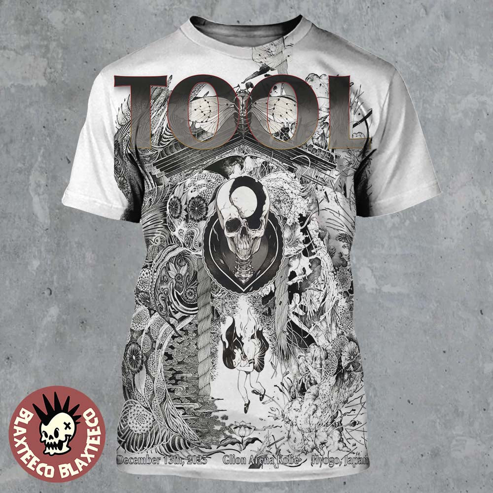 Tool Hyogo Japan 2025 Event Poster At Glion Arena - Adult & Kids T-Shirts, Sweatshirts & Hoodies apparel design preview 1