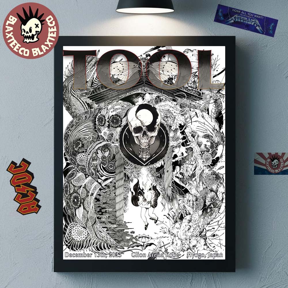 Tool Hyogo Japan 2025 Event Poster At Glion Arena - Adult & Kids T-Shirts, Sweatshirts & Hoodies apparel design preview 1