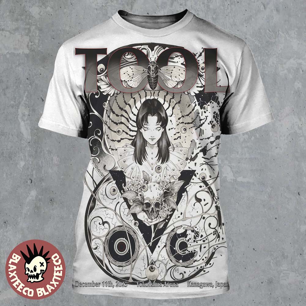 Tool Kanagawa Japan 2025 Event Poster At Yokohama - Adult & Kids T-Shirts, Sweatshirts & Hoodies apparel design preview 1