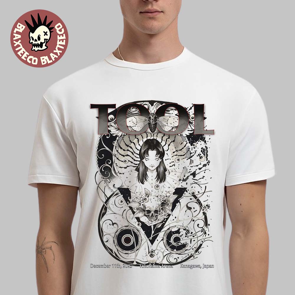 Tool Kanagawa Japan 2025 Event Poster At Yokohama - Adult & Kids T-Shirts, Sweatshirts & Hoodies apparel design preview 1