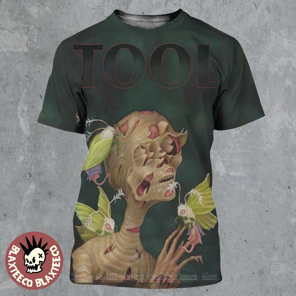 Tool Melbourne Australia 2025 Event Poster At Good - Adult & Kids T-Shirts, Sweatshirts & Hoodies apparel design preview 1