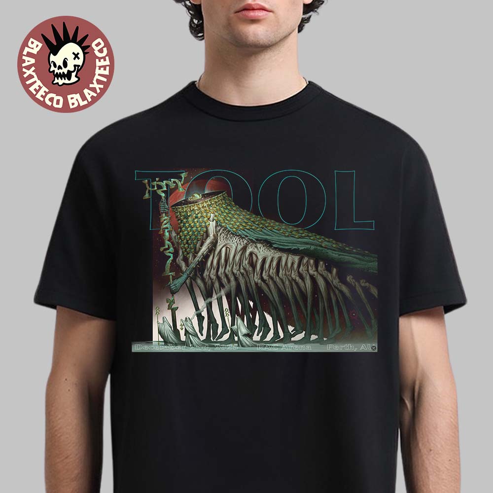 Tool Perth Australia 2025 Event Poster At RAC Arena - Adult & Kids T-Shirts, Sweatshirts & Hoodies apparel design preview 1