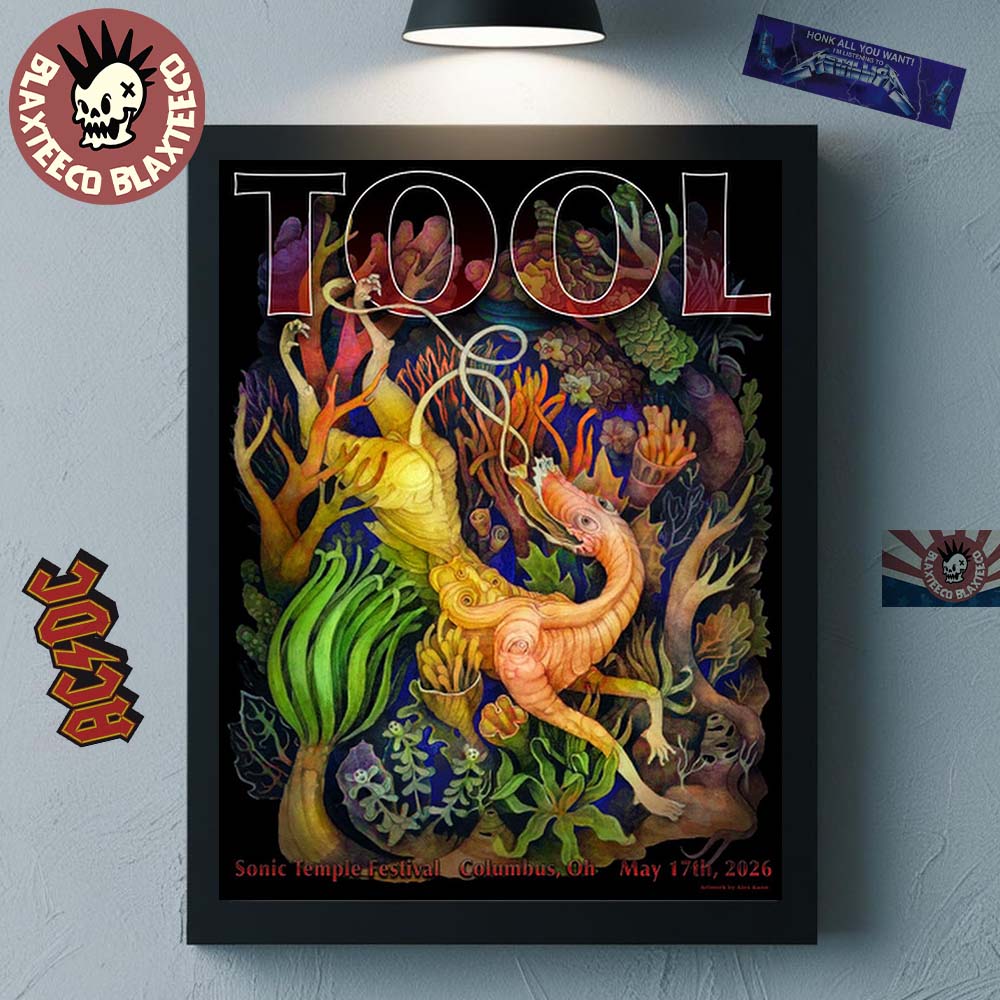 Tool Sonic Temple Festival 2026 Event Poster In - Adult & Kids T-Shirts, Sweatshirts & Hoodies apparel design preview 1