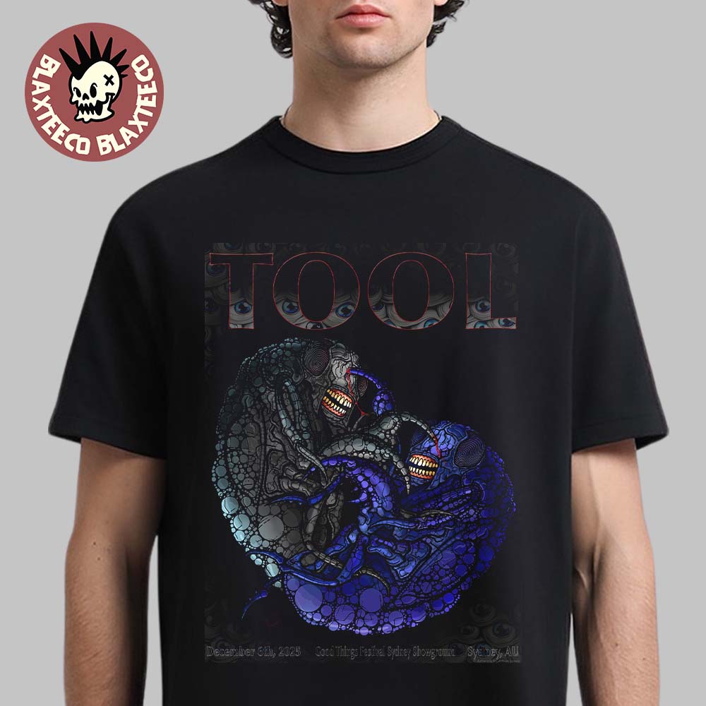 Tool Sydney Australia 2025 Event Poster At Good - Adult & Kids T-Shirts, Sweatshirts & Hoodies apparel design preview 1