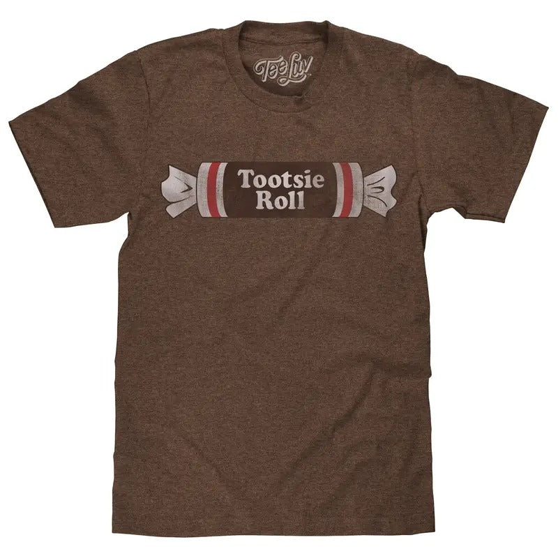 Tootsie Roll Logo Brown - Adult & Kids T-Shirts, Sweatshirts & Hoodies apparel design preview 1
