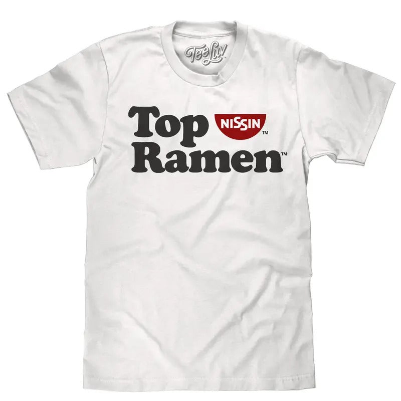 Top Ramen Logo White - Adult & Kids T-Shirts, Sweatshirts & Hoodies apparel design preview 1