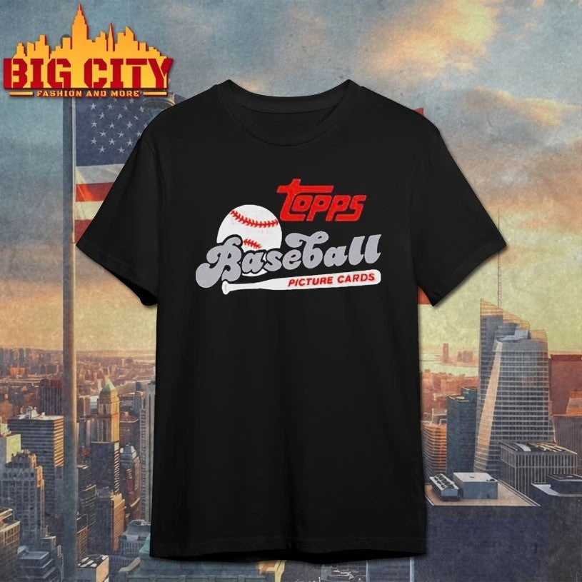 Topps Baseball Picture Cards Retro Raglan - Adult & Kids T-Shirts, Sweatshirts & Hoodies apparel design preview 1
