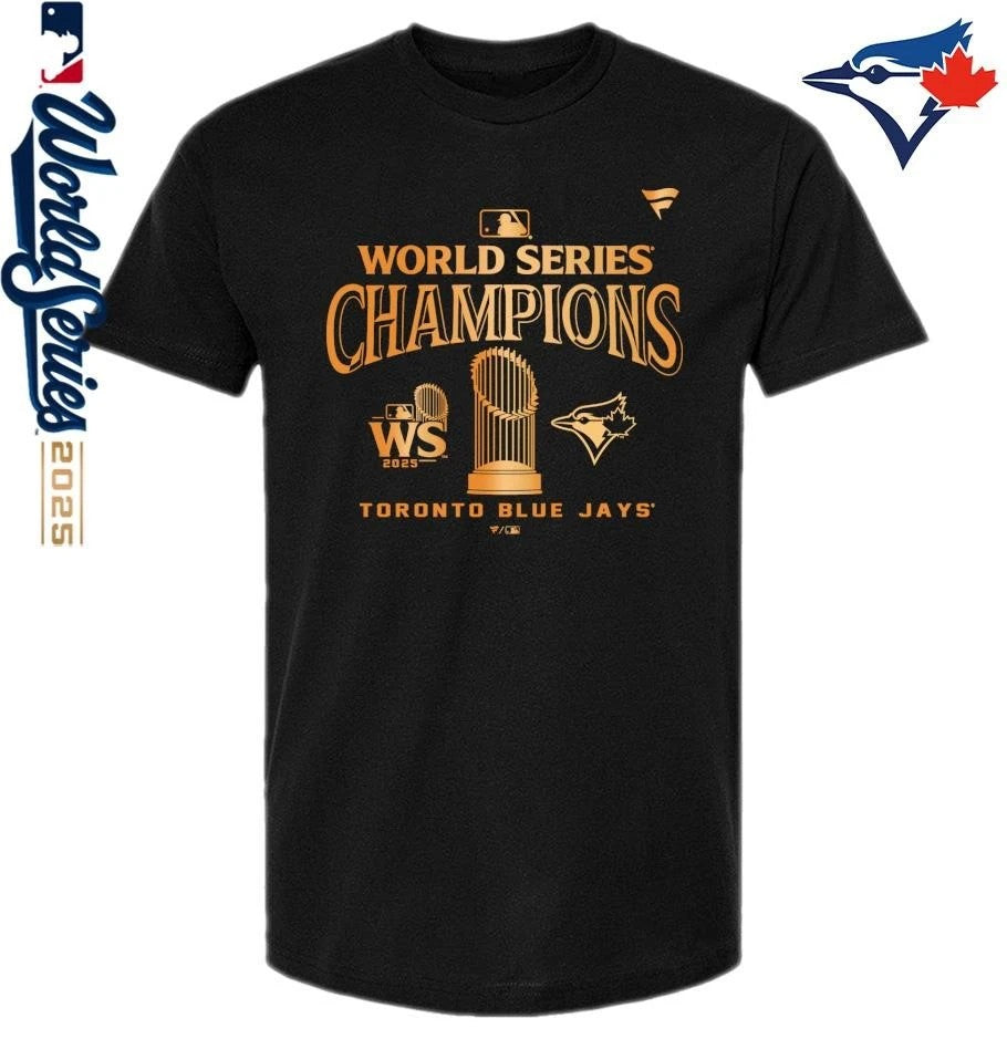 Toronto Blue Jays 2024 World Series Champions Trophy - Adult & Kids T-Shirts, Sweatshirts & Hoodies apparel design preview 1
