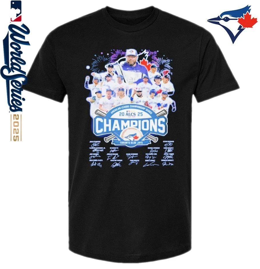 Toronto Blue Jays 2025 Road To World Series Champions - Adult & Kids T-Shirts, Sweatshirts & Hoodies apparel design preview 1