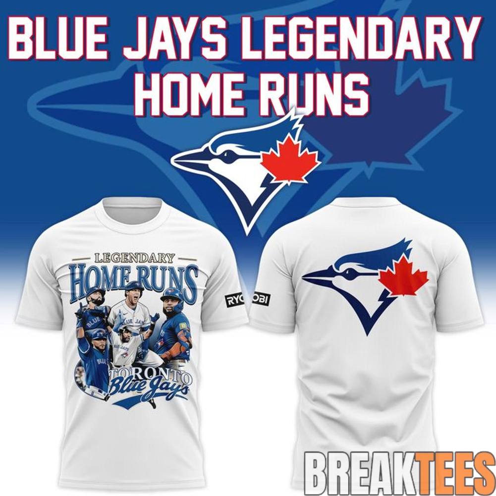 Toronto Blue Jays Legendary Home Runs - Adult & Kids T-Shirts, Sweatshirts & Hoodies apparel design preview 1
