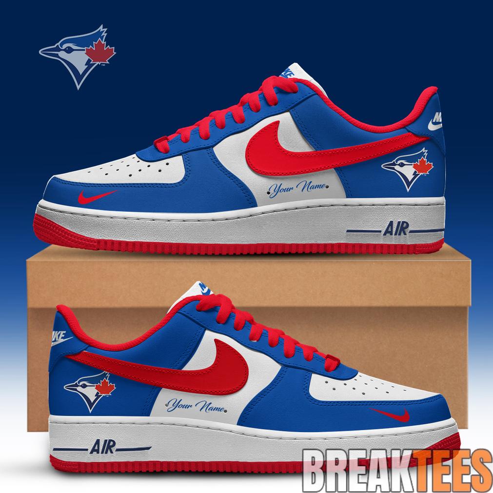 Toronto Blue Jays Special Edition Air Force 1 Low - Adult & Kids T-Shirts, Sweatshirts & Hoodies apparel design preview 1