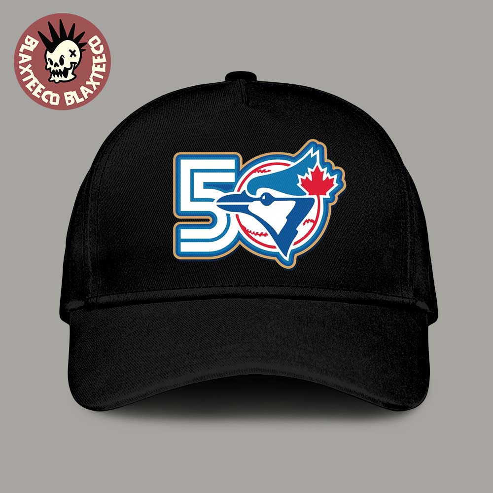 Toronto Blue Jays Team's 50th Seasons Logo Classic - Adult & Kids T-Shirts, Sweatshirts & Hoodies apparel design preview 1