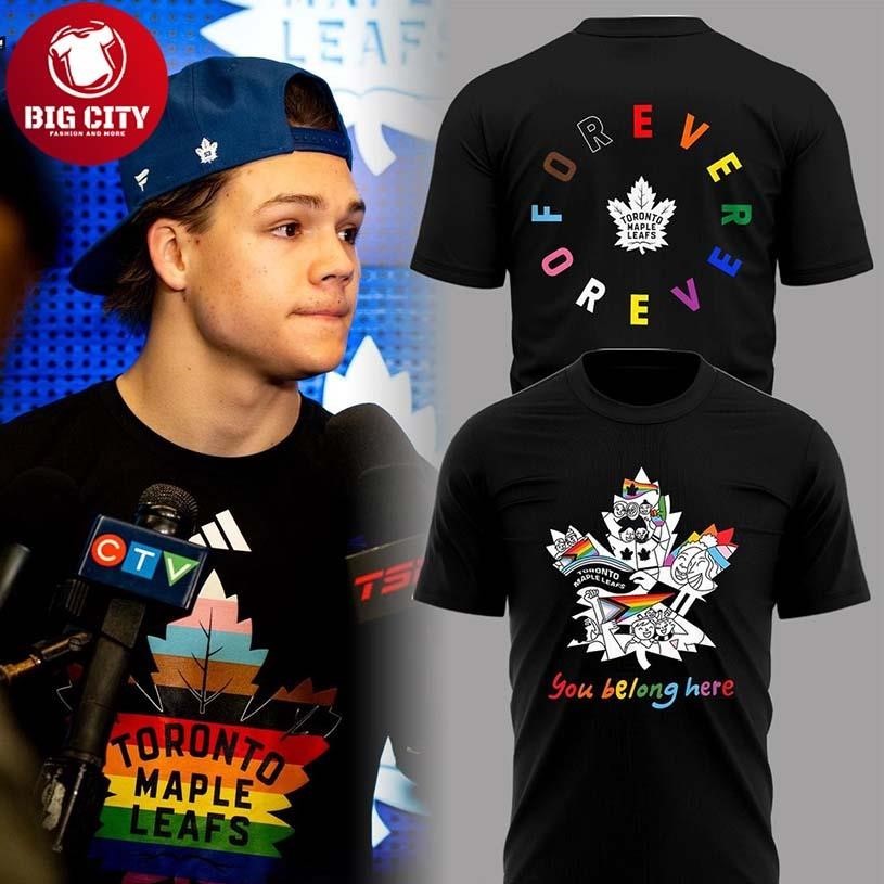 Toronto Maple Leafs 2026 Pride Hockey Night You - Adult & Kids T-Shirts, Sweatshirts & Hoodies apparel design preview 1