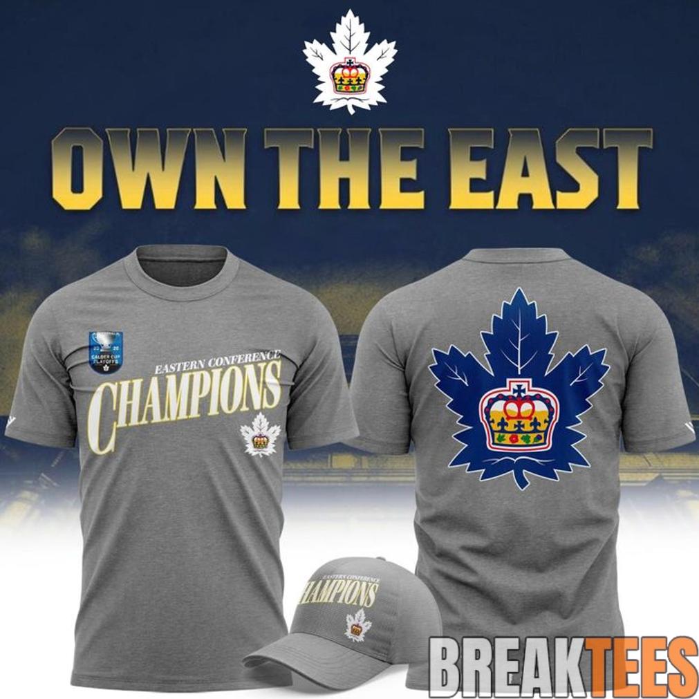 Toronto Marlies 2026 Eastern Conference Champions - Adult & Kids T-Shirts, Sweatshirts & Hoodies apparel design preview 1