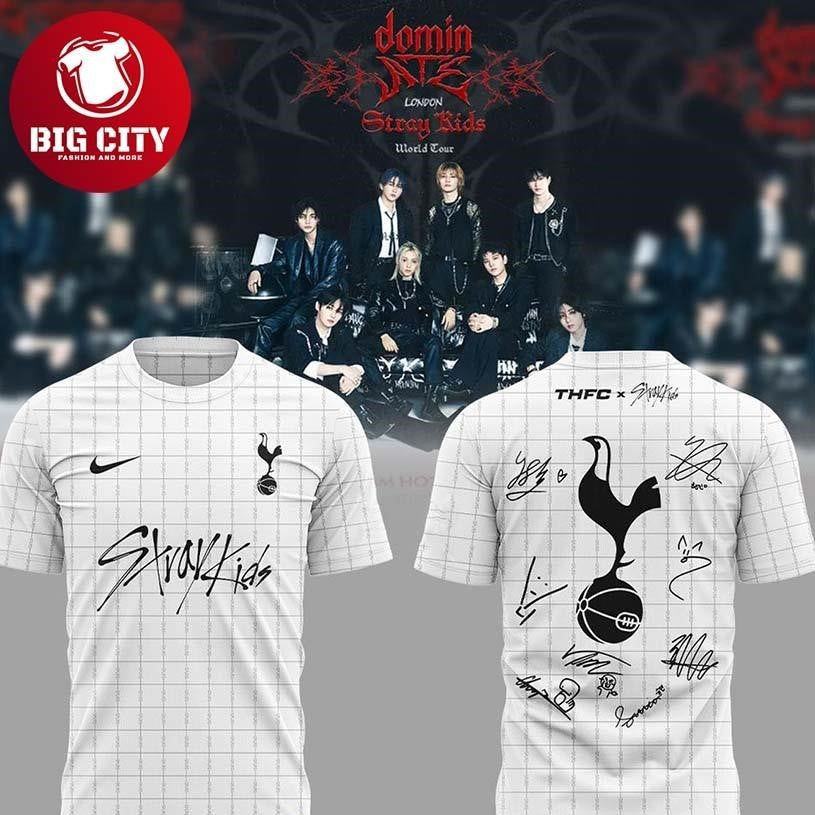 Tottenham Hotspur x Stray Kids Show 2025-2026 Two - Adult & Kids T-Shirts, Sweatshirts & Hoodies apparel design preview 1