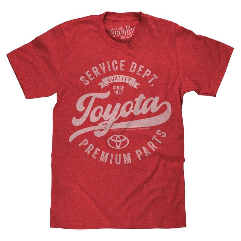 Toyota Service Department Parts Heather Red - Adult & Kids T-Shirts, Sweatshirts & Hoodies apparel design preview 1