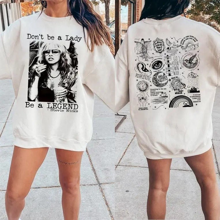 Tracklist Stevie Nicks 2 Sides Newest Silver Springs - Adult & Kids T-Shirts, Sweatshirts & Hoodies apparel design preview 1
