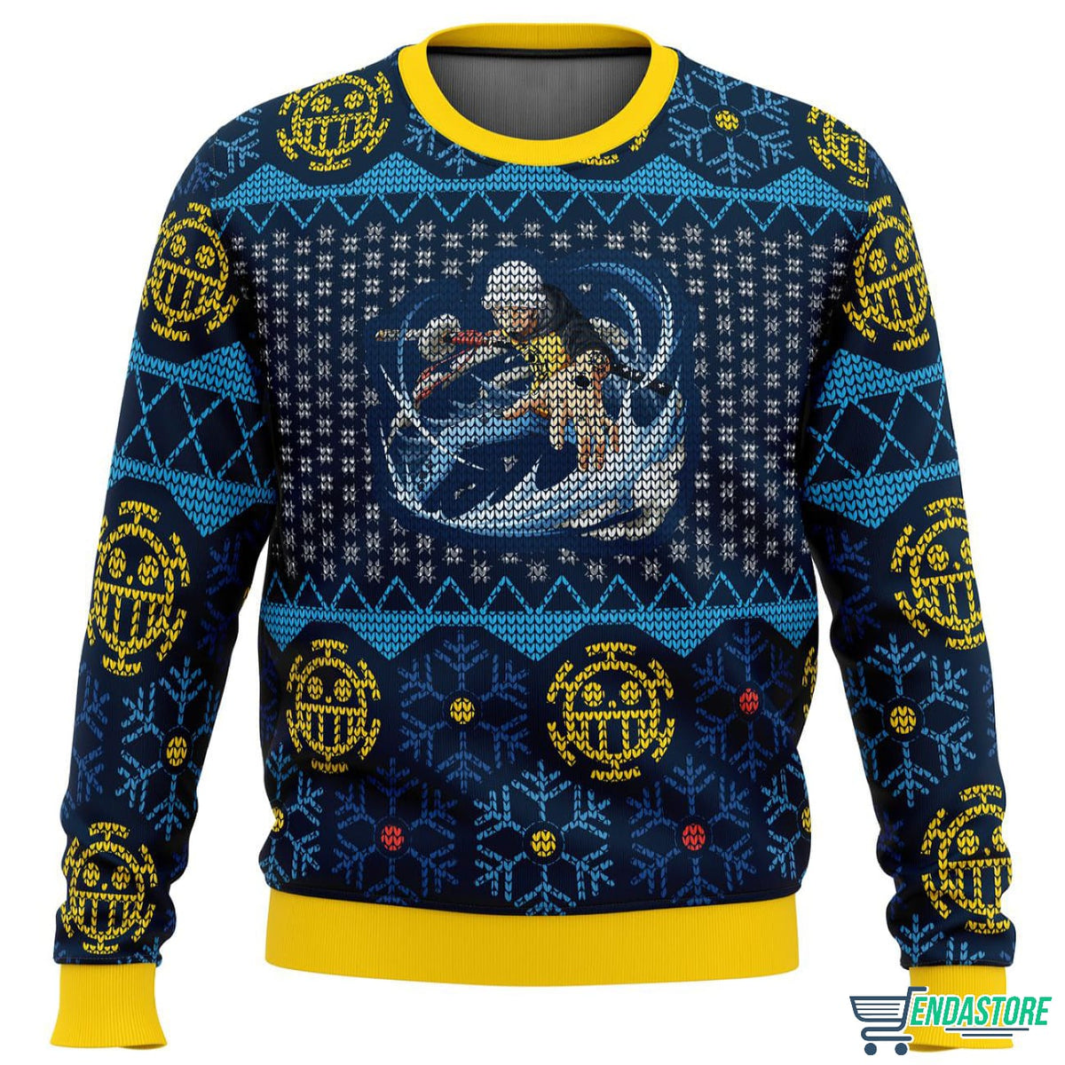 Trafalgar D Water Law 3D Ugly Christmas Sweater - Holiday Gift product image