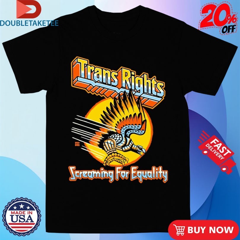 Trans Rights Screaming For Equality - Adult & Kids T-Shirts, Sweatshirts & Hoodies apparel design preview 1
