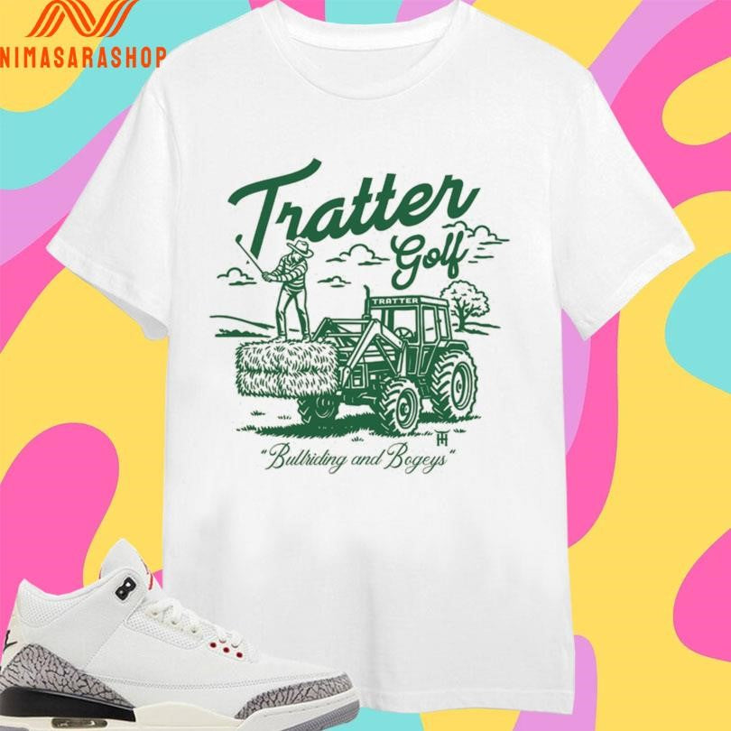 Tratter Golf Bullriding And Bogeys - Adult & Kids T-Shirts, Sweatshirts & Hoodies apparel design preview 1
